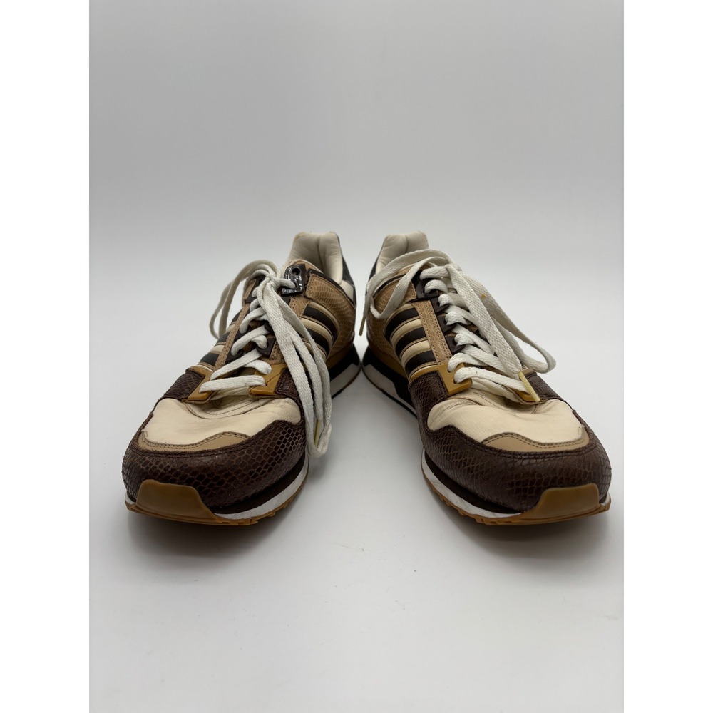 Adidas ZX 8000 Mens 8.5 Brown Snakeskin Animal Print Retro Sneakers SA2-2 - Picture 5 of 8